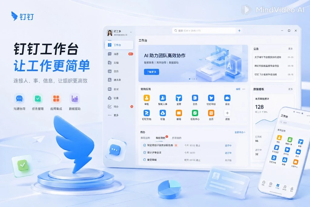 钉钉电脑版多屏幕办公友好